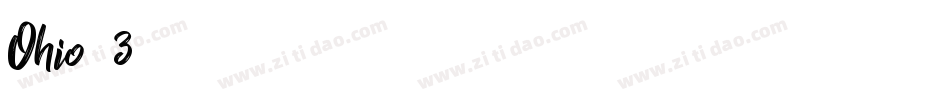 Ohio-3字体转换