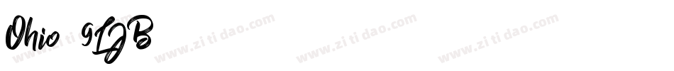Ohio-9LJB字体转换
