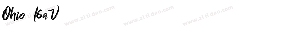 Ohio-l6aV字体转换