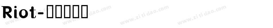 Riot字体转换