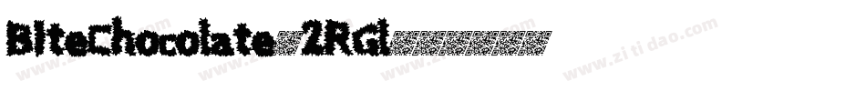 BiteChocolate-2RGl字体转换