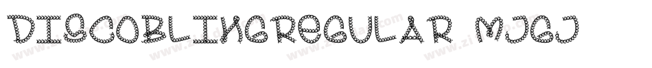 DiscoBlingRegular-MjGJ字体转换