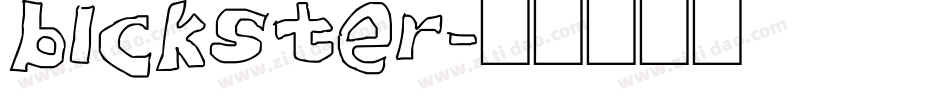blckster字体转换