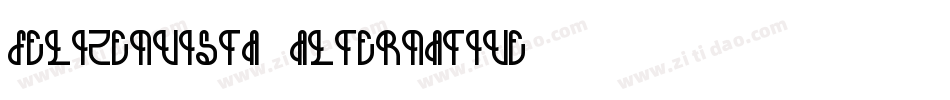FelizenVista-Alternative字体转换
