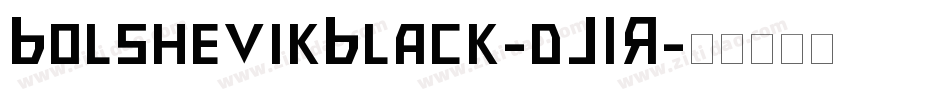 BolshevikBlack-dJ1R字体转换