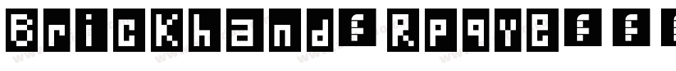 Brickhand-Rpqye字体转换