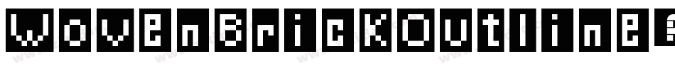 WovenBrickOutline-WWLz字体转换