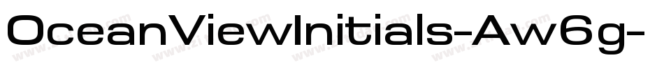 OceanViewInitials-Aw6g字体转换