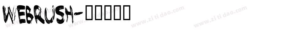 Webrush字体转换