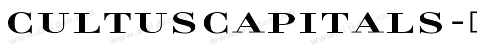 CultusCapitals字体转换