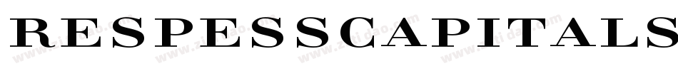 RespessCapitalsExcessive-9K12字体转换