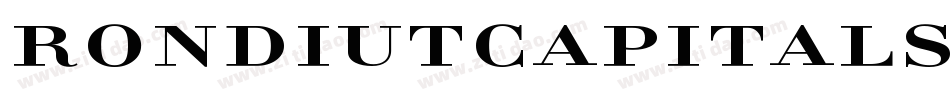RondiutCapitalsLight-rPnO字体转换