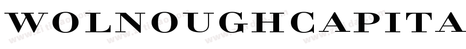 WolnoughCapitals字体转换