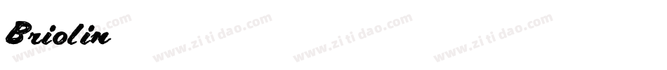 Briolin字体转换