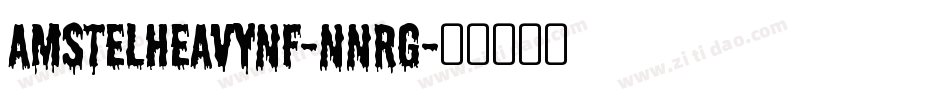 Amstelheavynf-nnRg字体转换