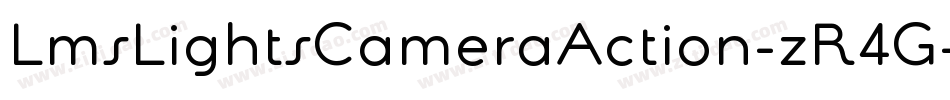 LmsLightsCameraAction-zR4G字体转换