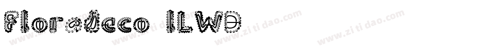 Floradeco-lLWD字体转换