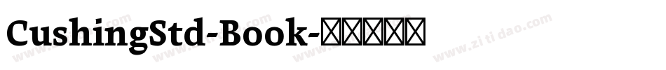 CushingStd-Book字体转换