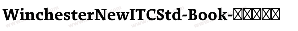 WinchesterNewITCStd-Book字体转换