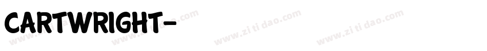 Cartwright字体转换