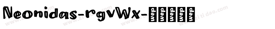 Neonidas-rgvWx字体转换 Neonidas-rgvWx字体转换