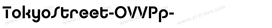 TokyoStreet-OVVPp字体转换