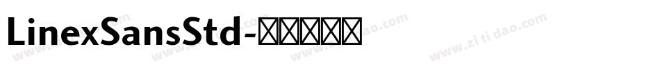 LinexSansStd字体转换