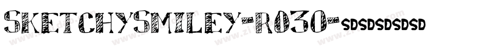 SketchySmiley-r03O字体转换