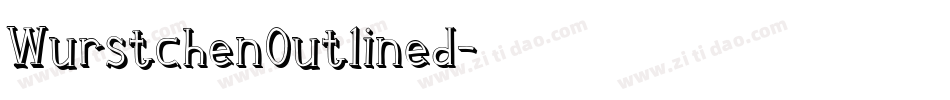 WurstchenOutlined字体转换