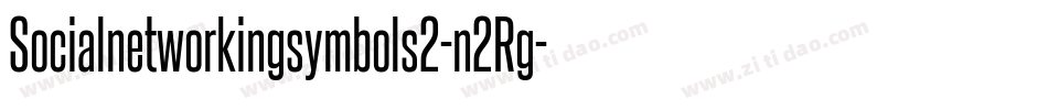 Socialnetworkingsymbols2-n2Rg字体转换