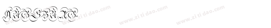 AUGSBURG字体转换