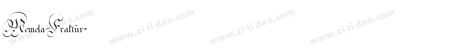 MemelaFraktur字体转换