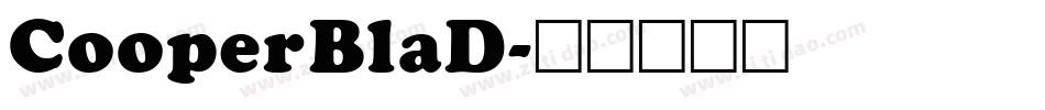 CooperBlaD字体转换