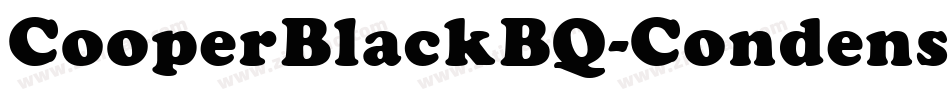 CooperBlackBQ-CondensedRegular字体转换