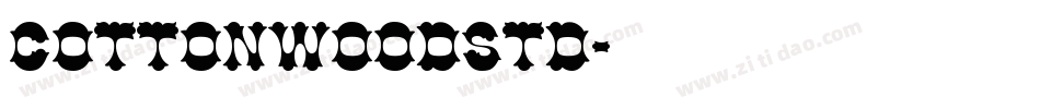 CottonwoodStd字体转换