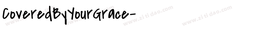 CoveredByYourGrace字体转换