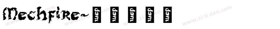 Mechfire字体转换