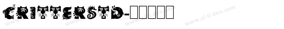 CritterStd字体转换