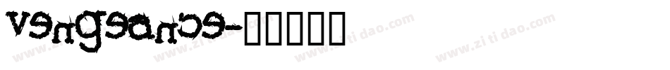 vengeance字体转换