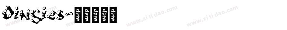 Dingies字体转换