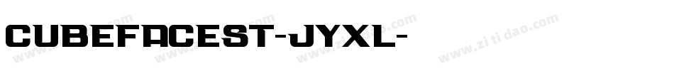CubeFaceSt-jyXl字体转换