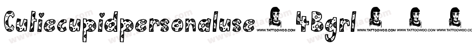 Cutiecupidpersonaluse-4Bgrl字体转换