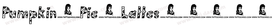 Pumpkin-Pie-Lattes字体转换