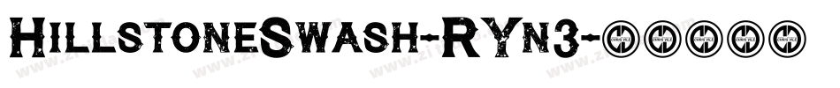 HillstoneSwash-RYn3字体转换