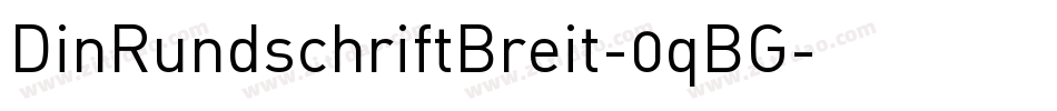 DinRundschriftBreit-0qBG字体转换