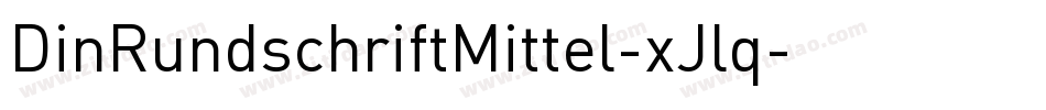 DinRundschriftMittel-xJlq字体转换