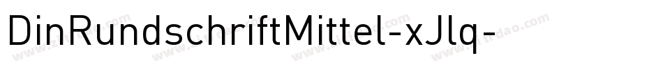 DinRundschriftMittel-xJlq字体转换