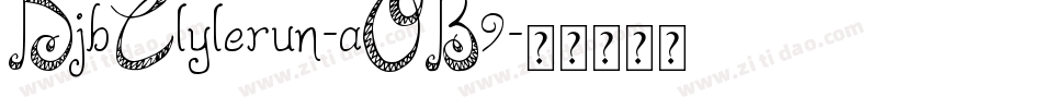 DjbClylerun-aOB9字体转换