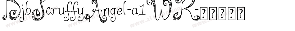 DjbScruffyAngel-a1WR字体转换