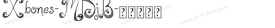Xbones-MDjB字体转换